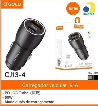 FONTE DE CARRO 1usb 1tipo-c 45w HMASTON L061