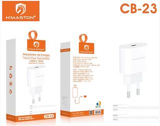 CARREGADOR HMASTON 30W PARA TIPO C TIPO C CB23