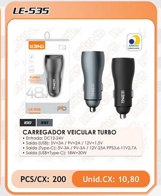 FONTE DE CARRO 48w LELONG