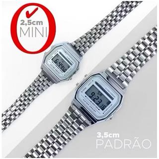 Relógio CASIO MINI PRATA FUNDO PRATA Unissex Pequeno Digital