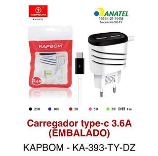 CARREGADOR SACOLA TIPO-C 3.6A