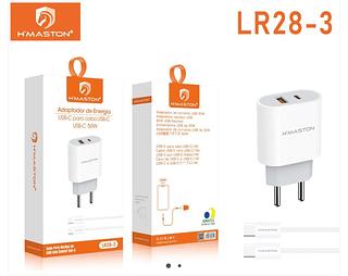 CARREGADOR HMASTON 50W PARA TIPO C FONTE CABO USB-C