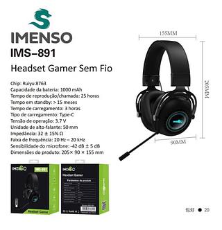 FONE BT IMENSO 891