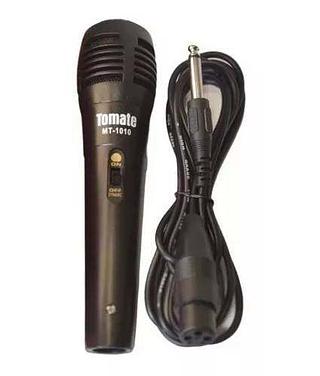 Microfone Com Fio Profissional Tomate Original Mt-1010