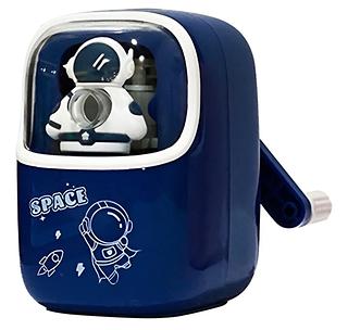 Apontador De Mesa Mecânico De Lápis Com Manivela Astronalta F1377