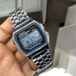 Relógio CASIO PRATA Unissex Feminino Masculino Digital