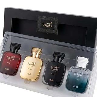 Kit De Regalo De 4 Mini Perfumes Hawas (30ml) Edp, Fragancia