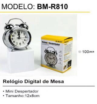 RELOGIO DESPERTADOR BM R810