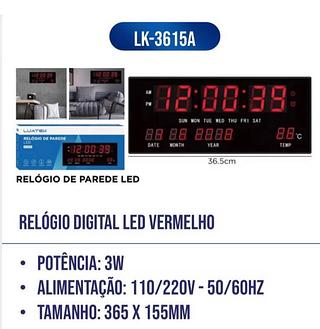 RELOGIO LUATEK
