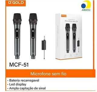 MICROFONE PROFISSIONAL AGOLD MCF-51