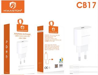 CARREGADOR HMASTON 30w TIPO C IOS CB17